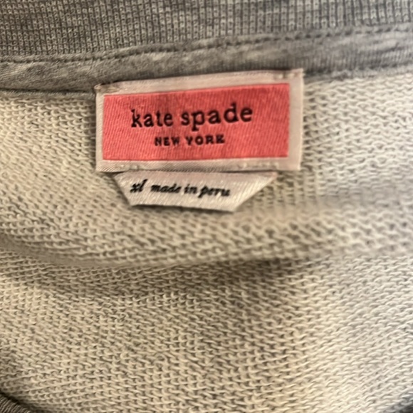 Kate Spade β οΈ Wink Wink π Sweatshirt, XL, EUC, Grey - Picture 8 of 9